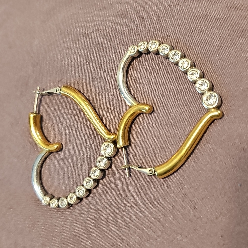 Brighton Two- Heart Earrings